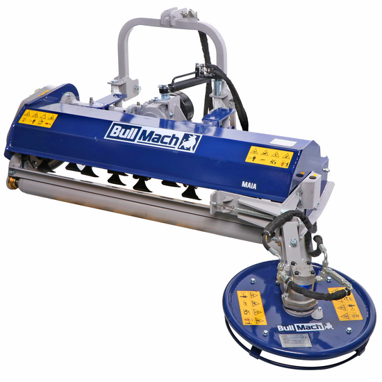 BullMach Maia 175 SH - Mulcher für Traktoren mit Zwischenreihen-Scheibe - mittlere Baureihe - hydraulische Verschiebung