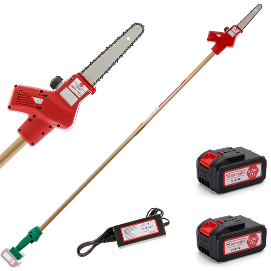 Sbaraglia Ares 21V - Akku-Baumschere auf Verlängerungsschaft - 2x 21V/5,2 Ah