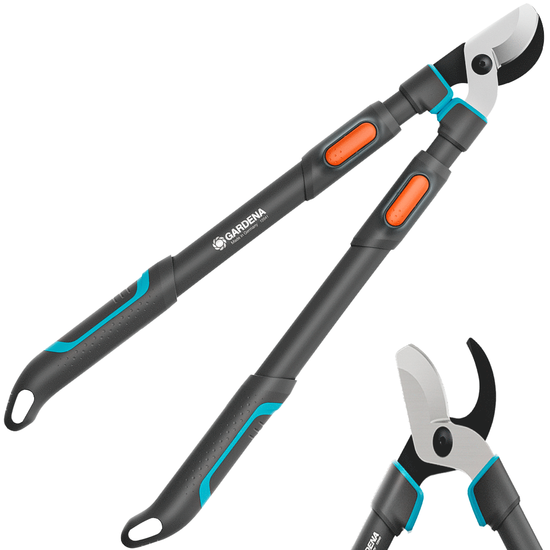 Gardena TeleCut Pro L - Teleskopischer Bypass-Astschere - Länge 65/90 cm