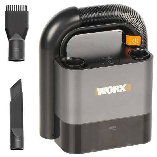 Worx WX030.9 - Tragbarer Akku-Staubsauger - OHNE BATTERIEN UND LADEGER&Auml;T