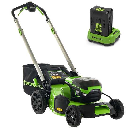Greenworks GD60LM51SPK4 - Selbstfahrender Akku-Rasenm&auml;her - 60V/4Ah - Schnittbreite 51 cm