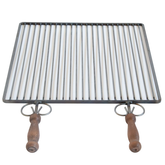 Cruccolini - Eisengitter - Verbr&uuml;hungssichere Holzgriffe