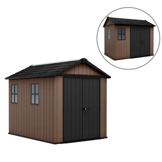 Keter Newton plus 759/975 - Gartenhaus - Mit Fenstern