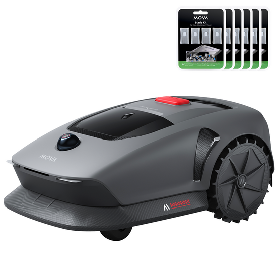 MOVA 600 - M&auml;hroboter - Ohne Installation - Mit Kit 81 Ersatzklingen