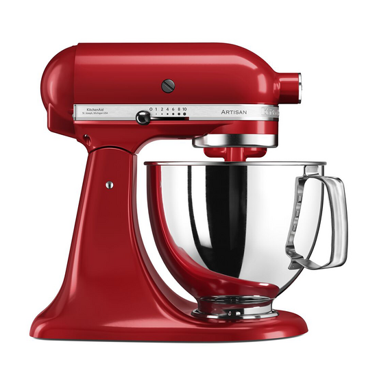 KitchenAid Artisan 5KSM125-EER Empire Rot &ndash; K&uuml;chenmaschine mit kippbarem Motorkopf