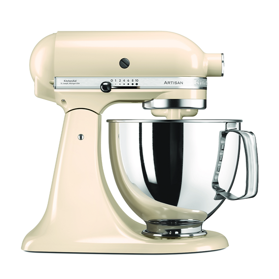 KitchenAid Artisan 5KSM125 Creme &ndash; K&uuml;chenmaschine mit kippbarem Kopf