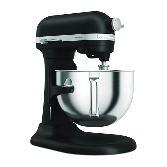 KitchenAid Artisan 5KSM60SPX-EBM Schwarz matt &ndash; K&uuml;chenmaschine mit Sch&uuml;sselheber