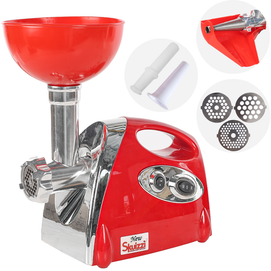 Palumbo Pavi SKUIZZI - Mehrzweck-Fleischwolf - Tomatenpresse - 600W