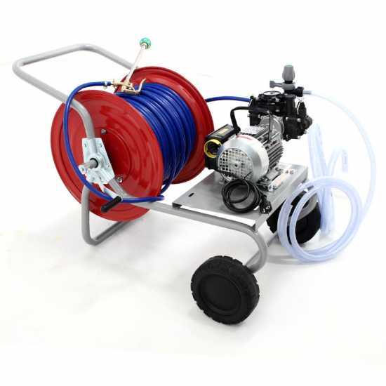 Elektrische Membranpumpe mit Wagen Comet MC 20/20 &ndash; elektrischer Motor