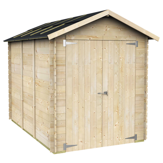 Alce Fiamma 178x273 &ndash; Ger&auml;tehaus aus Holz &ndash; 178x273x226 cm