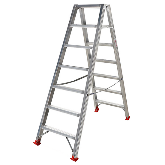 Aluminium-Doppelleiter 1031, 2&times;7 Stufen, 1,70 m