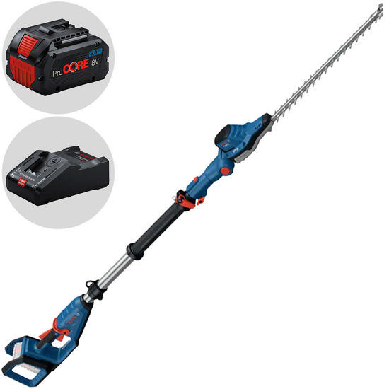 Bosch Professional GHE 18V-50T &ndash; Akku-Teleskop-Heckenschere 18 V 4 Ah