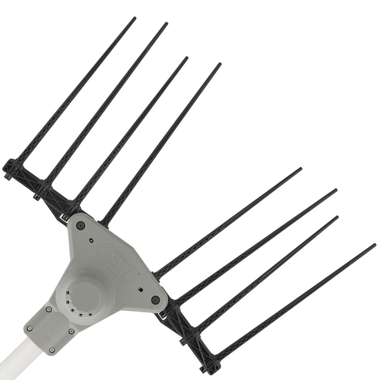 Volpi Super Bomber 185XL &ndash; Elektrischer Akku-Olivenr&uuml;ttler &ndash; Teleskopstange 240/360 cm