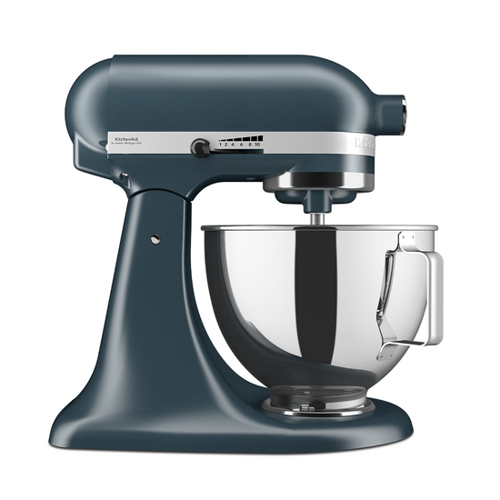 KitchenAid Classic 5KSM95PS-EBS Blau Stahl &ndash; K&uuml;chenmaschine mit kippbarem Kopf