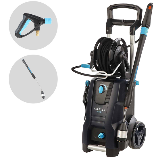 Nilfisk MC1C 125/500 XT EU - Kaltwasser-Hochdruckreiniger - 500 l/h - 140 bar