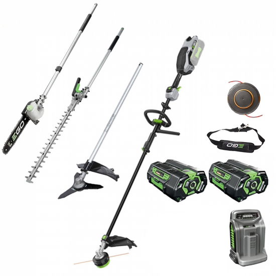 PROMO EGO MHBC 1204 E - Multifunktions-Akku-Motorsense -2x 56V-5Ah