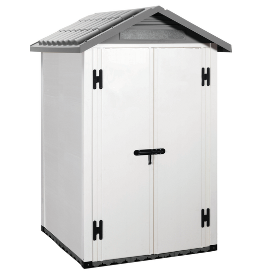 Garofalo Urban 120 &ndash; Gartenschuppen &ndash; Mit Doppelt&uuml;r &ndash; 122,5 x 122,5 x 214 cm