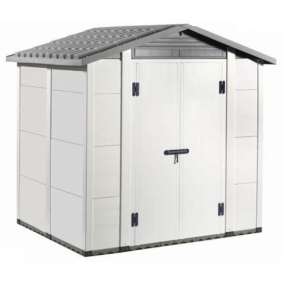 Garofalo Urban 200 &ndash; Gartenhaus &ndash; Mit Doppelt&uuml;r &ndash; 202,5 &times; 162,5 &times; 216 cm