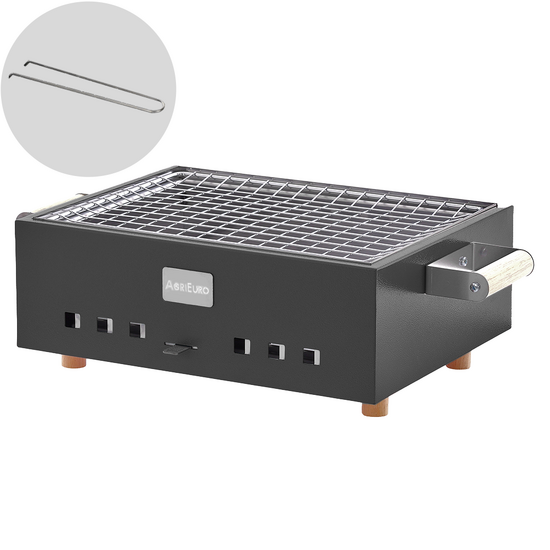 Tischkohlegrill Dalmazio – schwarz
