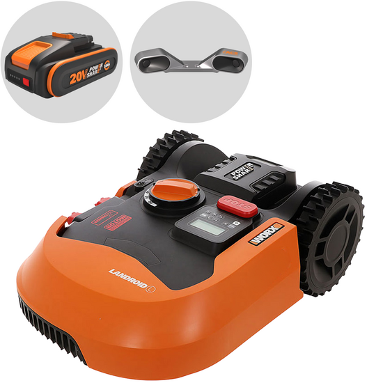 Worx Landroid L WR155E - Mähroboter - mit Begrenzungskabel - Li-Ionen Akku - L2000