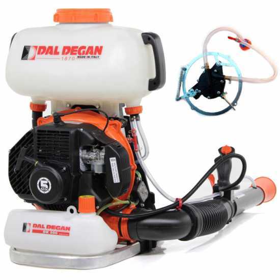 Dal Degan DK 200 - R&uuml;ckenspr&uuml;hger&auml;t mit Benzinmotor - Schalenvergaser - Boosterpumpe - 80 ccm