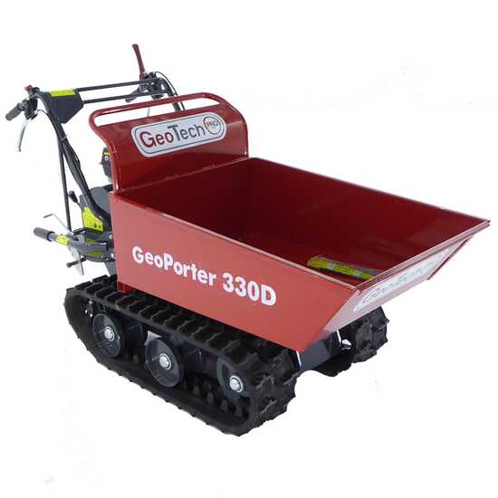 GeoTech Pro GeoPorter 330D – Raupendumper mit 4 Laufrollen – 300 kg
