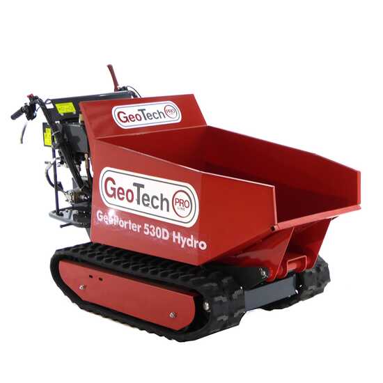 GeoTech Pro Raupendumper GeoPorter 530D Hydro mit hydraulischer Mulde 500kg