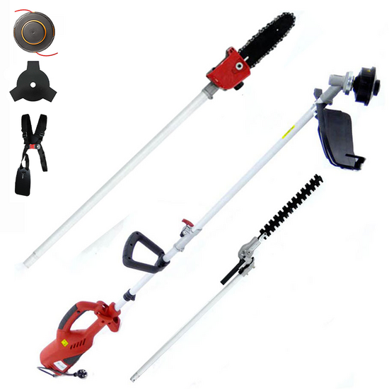 GeoTech BC 1400 Combi - Multifunktionale Elektro Motorsense - 1400 W