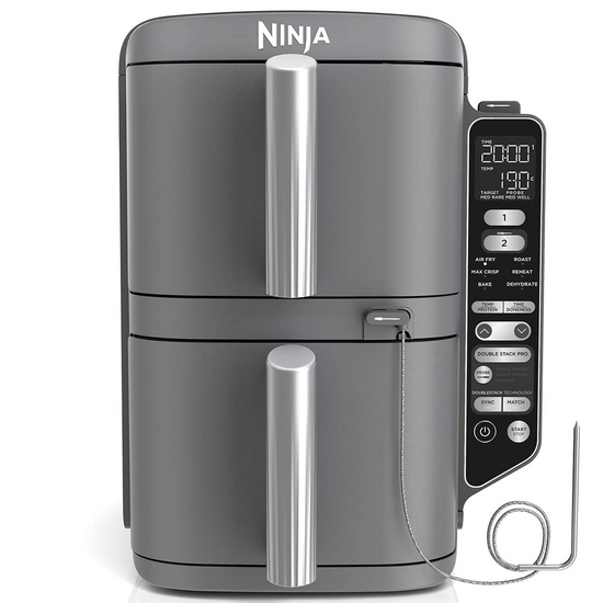 Ninja Double Stack XL SL451EU – Heißluftfritteuse 9,5 l – SmartCook-System