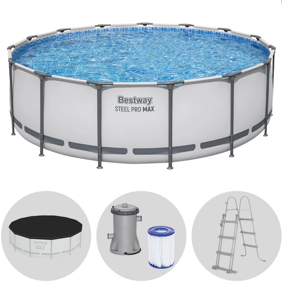 Bestway Steel Pro Max 56438DE - Ø457x122 cm - Rundpool