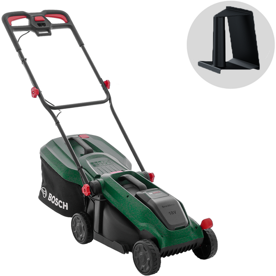 Bosch Rotak18V-34 – Akku-Rasenmäher – Schnittbreite 34 cm – SOLO OHNE AKKU UND LADEGERÄT
