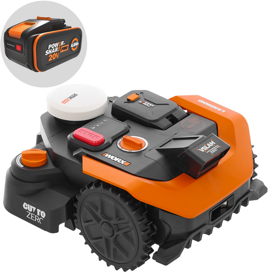 Worx Landroid Vision Cloud WR308E - Mähroboter - ohne Installation - Gratis Garage!