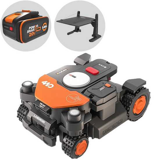 Worx Landroid Vision Cloud WR344E - M&auml;hroboter 4WD - ohne Installation - Gratis Garage!