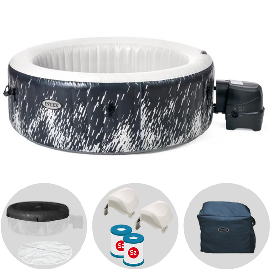 Intex PureSpa Bubble Glow Deluxe - Ø196x71 cm - Whirlpool 28494NP