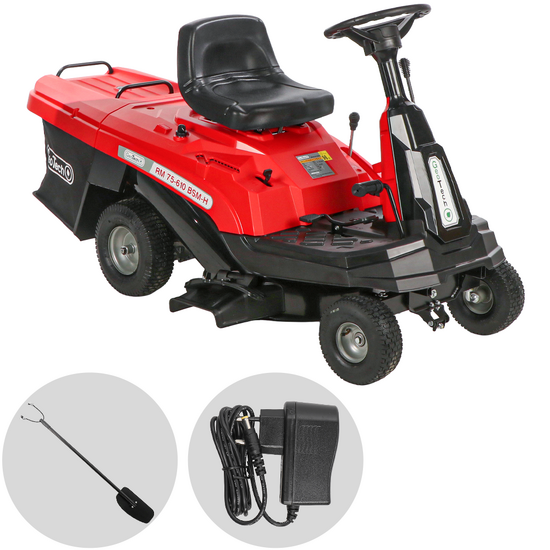 GeoTech RM 75-610 BSM-H &ndash; Rasentraktor mit Hydrostatgetriebe &ndash; 224-ccm-Motor