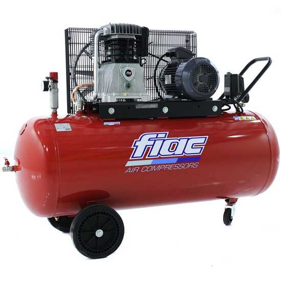 Fiac AB 300/598 - Kompressor mit Elektro-Motor und Riemenantrieb 270 L - 400V - Pressluft
