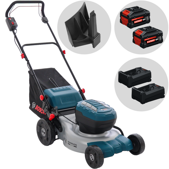 Bosch Professional GRA 18V2-46 SP – Akku-Rasenmäher – 2x18V 5.5Ah - Schnittbreite 46 cm