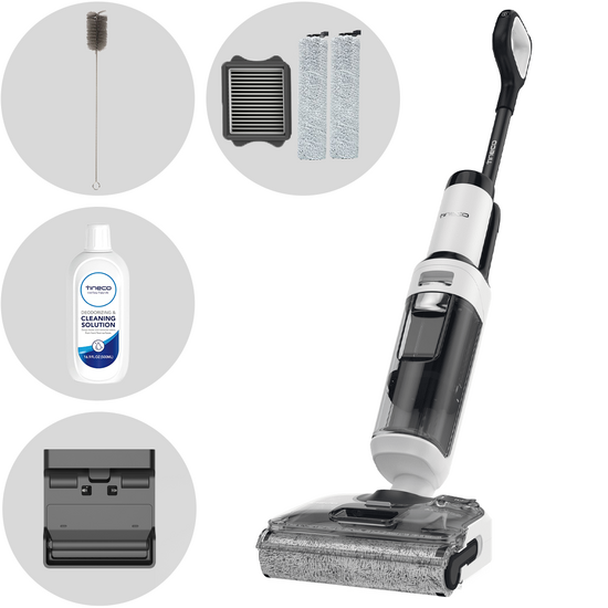 Tineco Floor One S5 Stretch Extreme -  Akku-Nass-Trockensauger Smart - 3 in 1: Wischen, Abziehen und Saugen