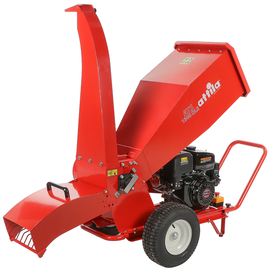 Attila ATS 1300 DLE &ndash; Benzin-H&auml;cksler &ndash; 420-ccm-Loncin-Motor mit Elektrostarter &ndash; Zwei Ausw&uuml;rfe