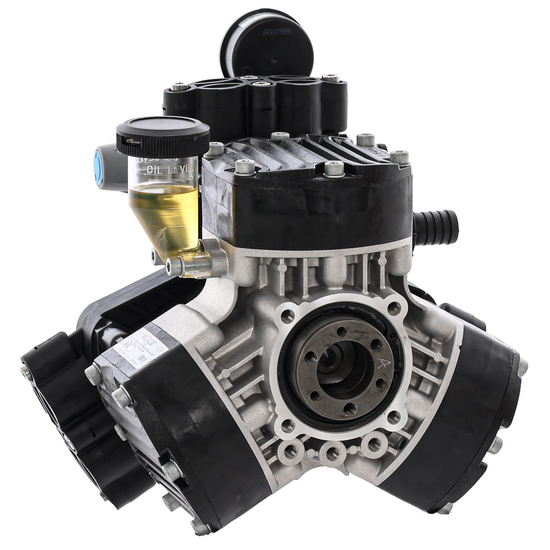 COMET MP55 AENP &ndash; Hochdruck-Membranpumpe f&uuml;r Traktor &ndash; Ausf&uuml;hrung f&uuml;r S&auml;uren und chemische Produkte