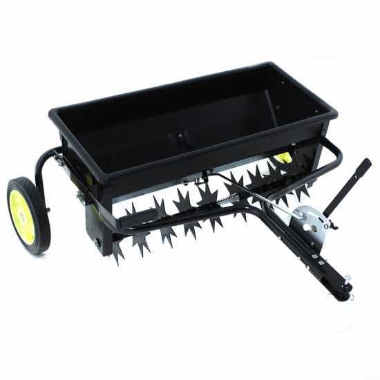 Rasenlüfter mit Streuer für Rasentraktoren im Angebot Agrieuro