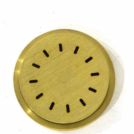 Messing Nudelvorsatz f&uuml;r 4 mm TAGLIOLINI. Passend zur New O.M.R.A Nudelpresse