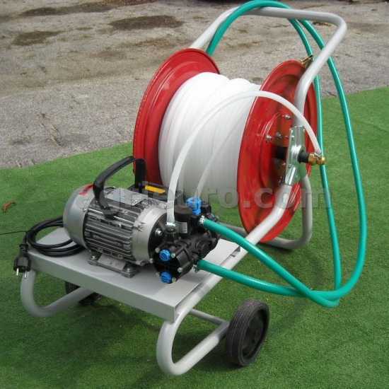 Elektrische Membranpumpe mit Wagen Comet MC 18 &ndash; Einphasenmotor
