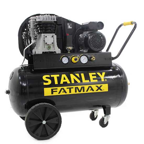 Stanley Fatmax  B 255/10/100 - Elektrischer Kompressor mit Riemenantrieb - Motor 2 PS - 100 Lt