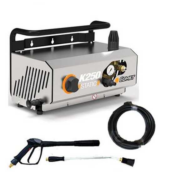Comet K250 Static 15/170 T - Profi-Kaltwasser Hochdruckreiniger - 170 bar - 900 l/h
