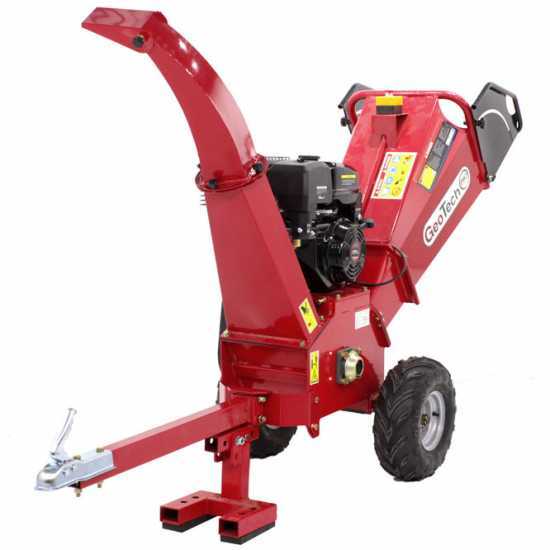 GeoTech Pro PCS 155 LE - Profi Benzin Garten H&auml;cksler - 15 PS - Elektro Starter