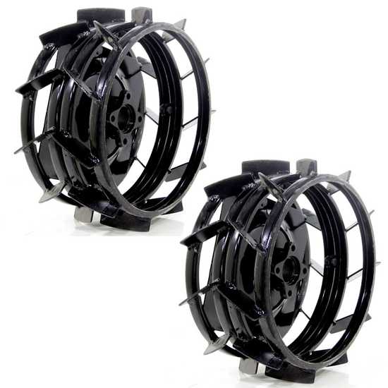 2 doppelte Eisenr&auml;der 510x100+100