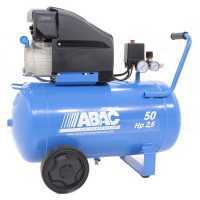 ABAC Mod. Montecarlo L25P - Elektrischer Kompressor mit Wagen - Motor 2.5 PS - 50 Lt