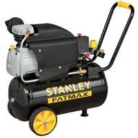 Stanley Fatmax D211/8/24s - Elektrischer Kompressor mit Wagen - Motor 2 PS - 24 Lt - Druckluft