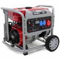 GeoTech Pro GGP 8000-3 - Benzin-Stromerzeuger mit R&auml;dern und AVR-Regelung 6.5 kW - Dauerleistung 6 kW - 400V